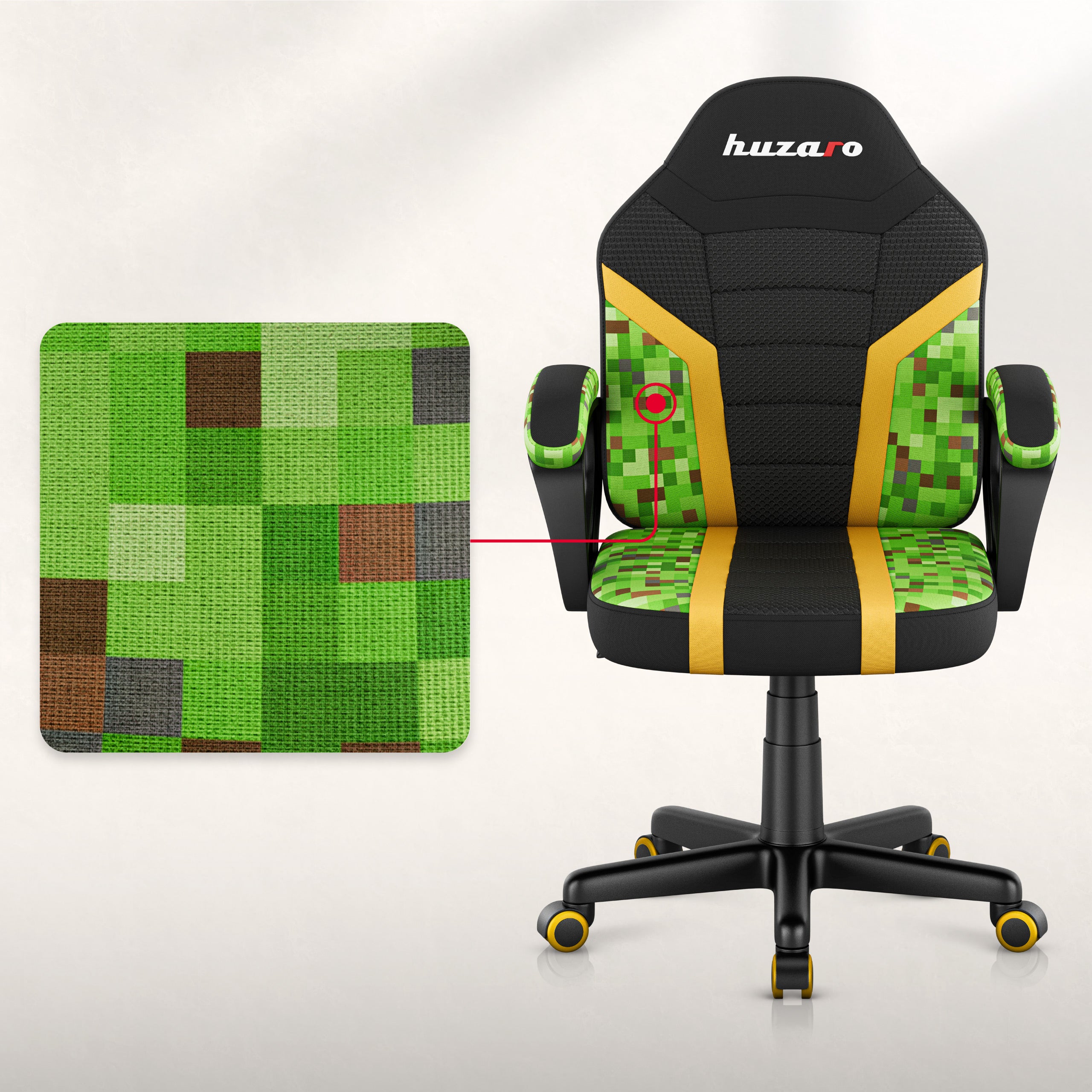 Dětské herní křeslo HUZARO RANGER 1.0 Pixel Mesh