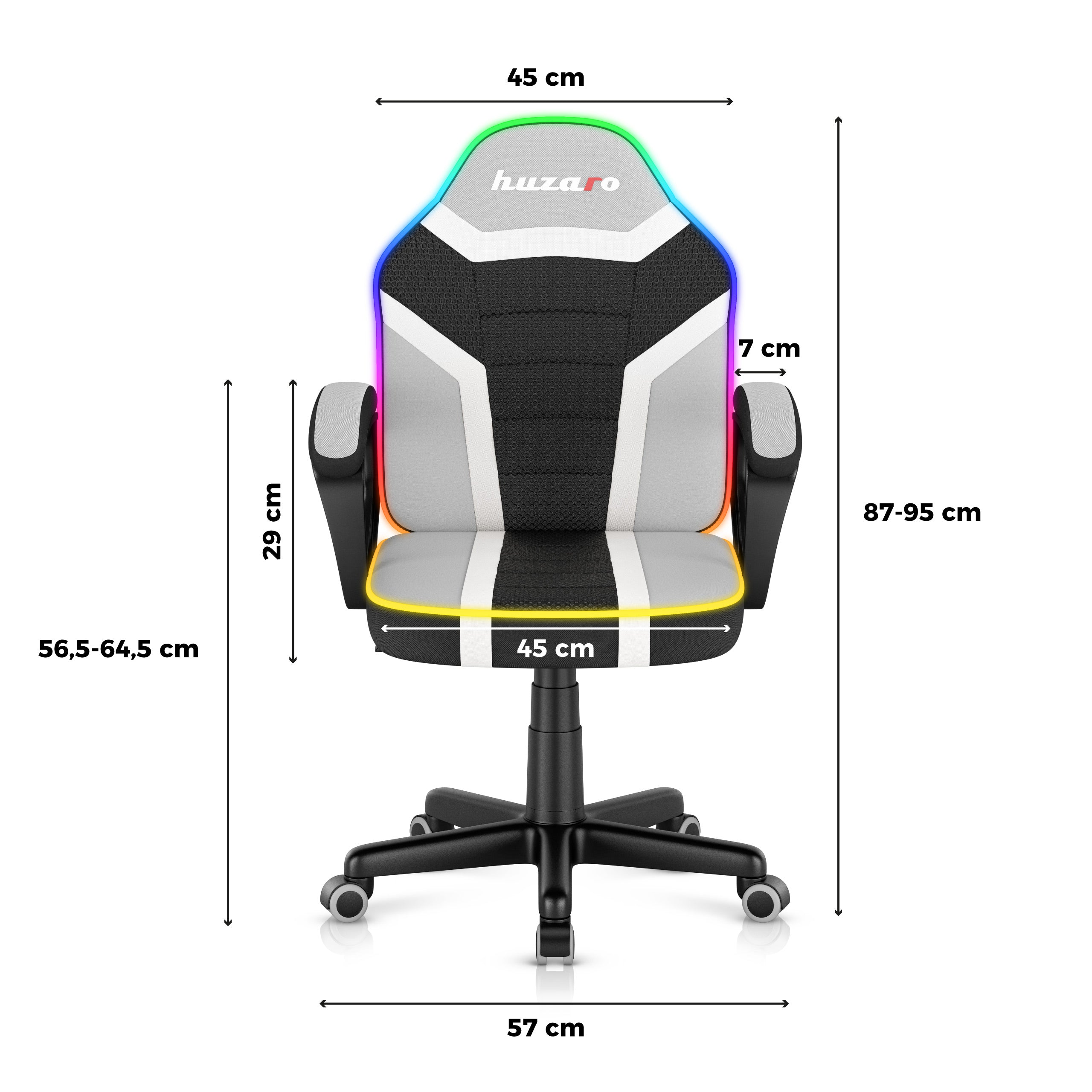 Herní křeslo pro děti Huzaro Ranger 1.0 RGB