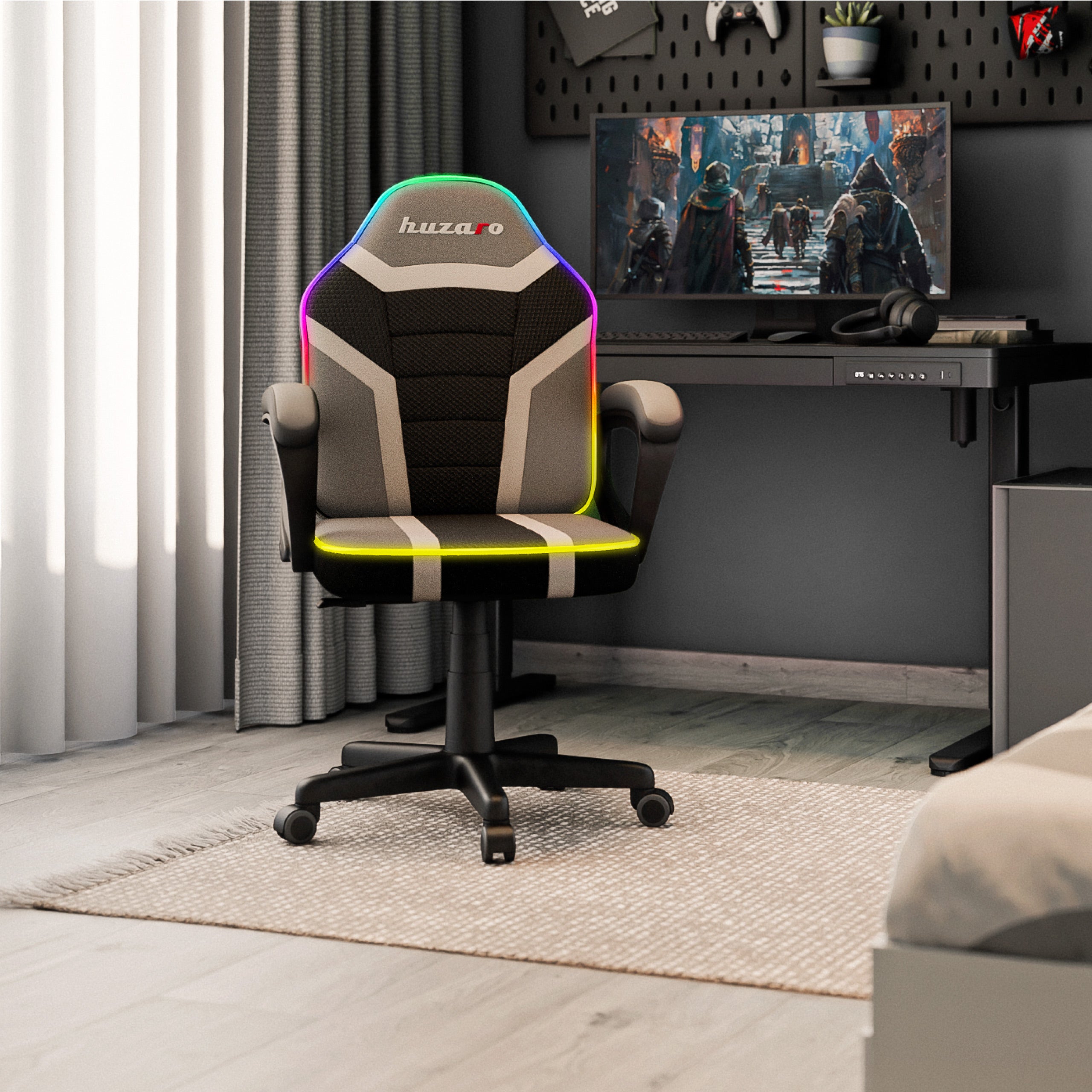 Herní křeslo pro děti Huzaro Ranger 1.0 RGB