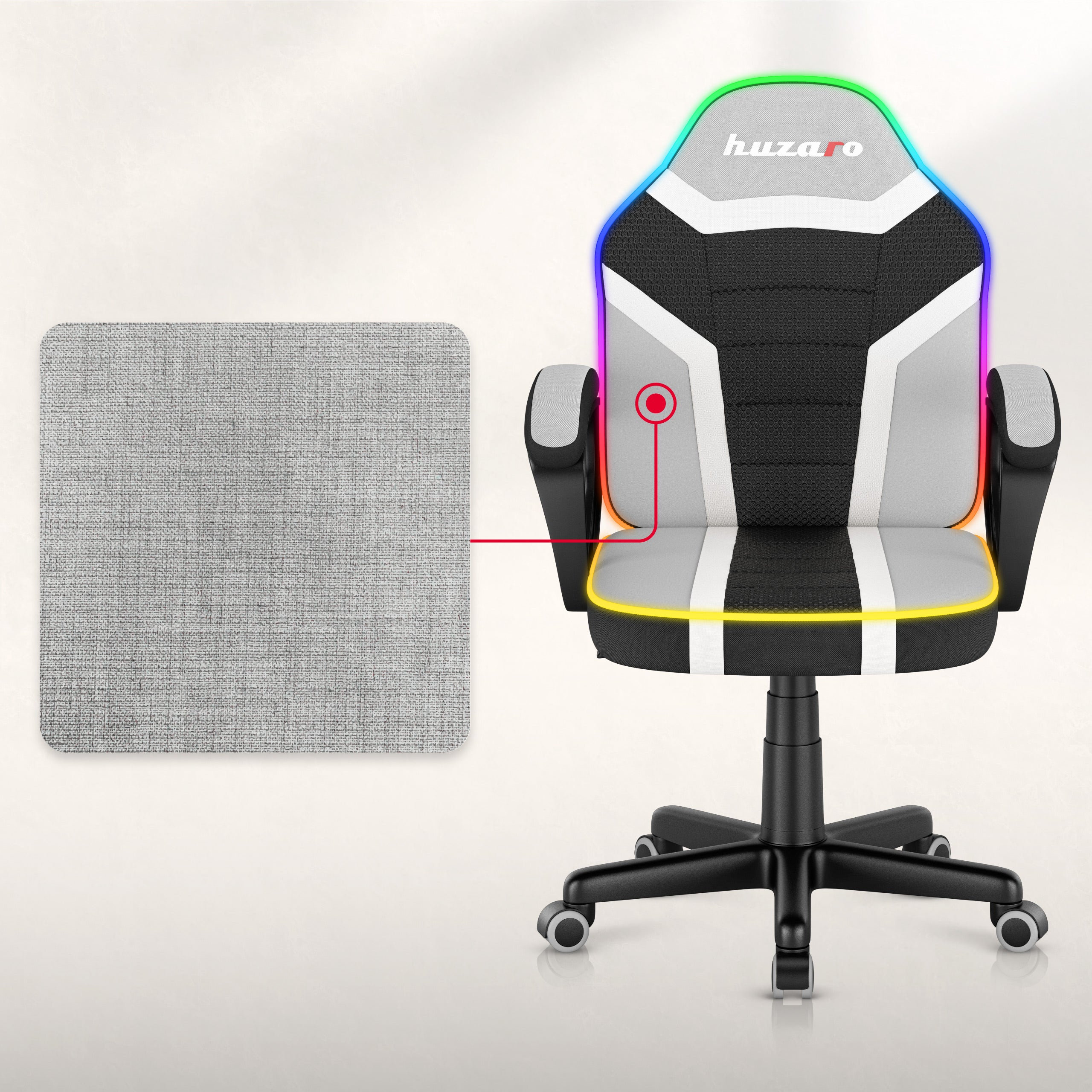 Herní křeslo pro děti Huzaro Ranger 1.0 RGB