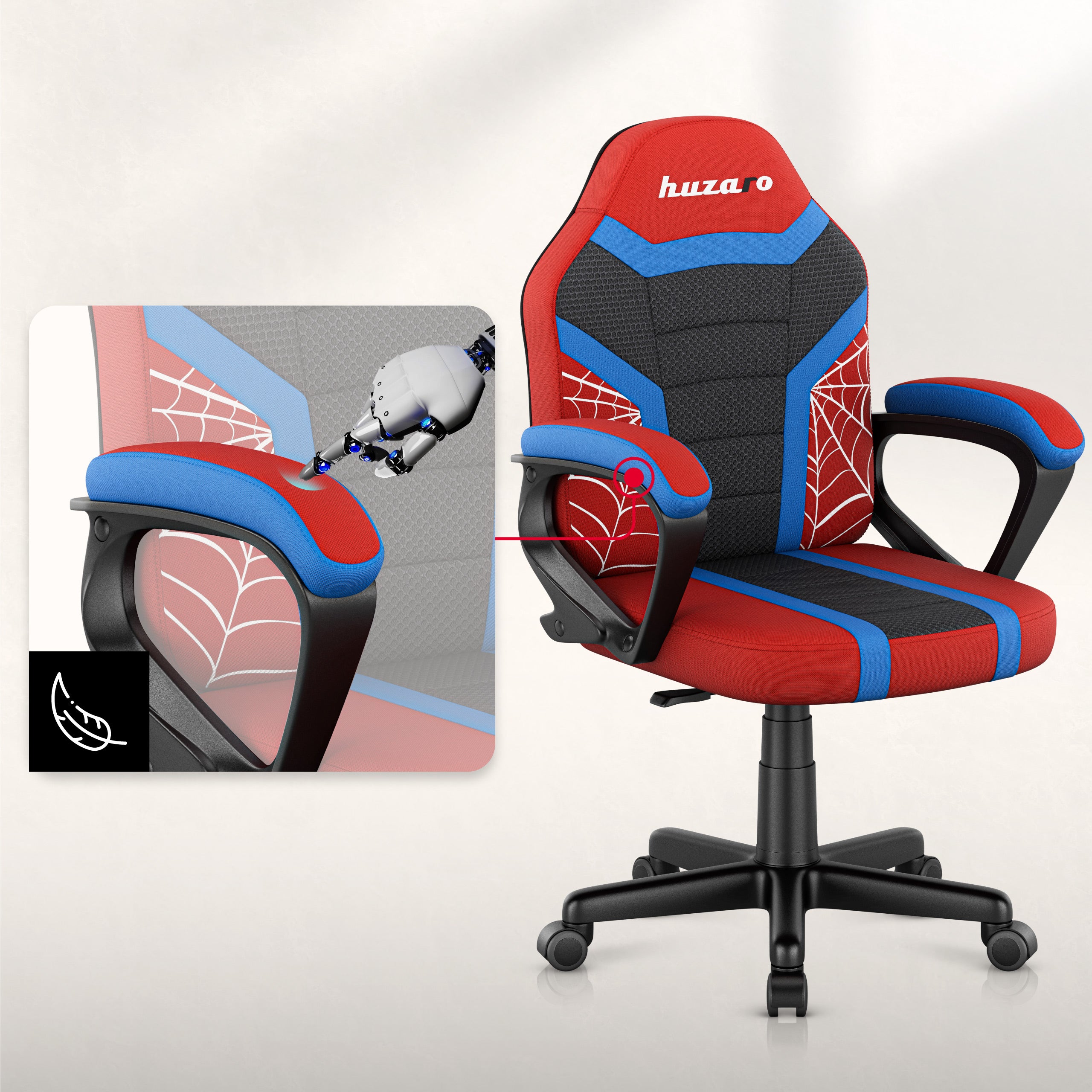 Herní křeslo pro děti Huzaro Ranger 1.0 Spider Mesh