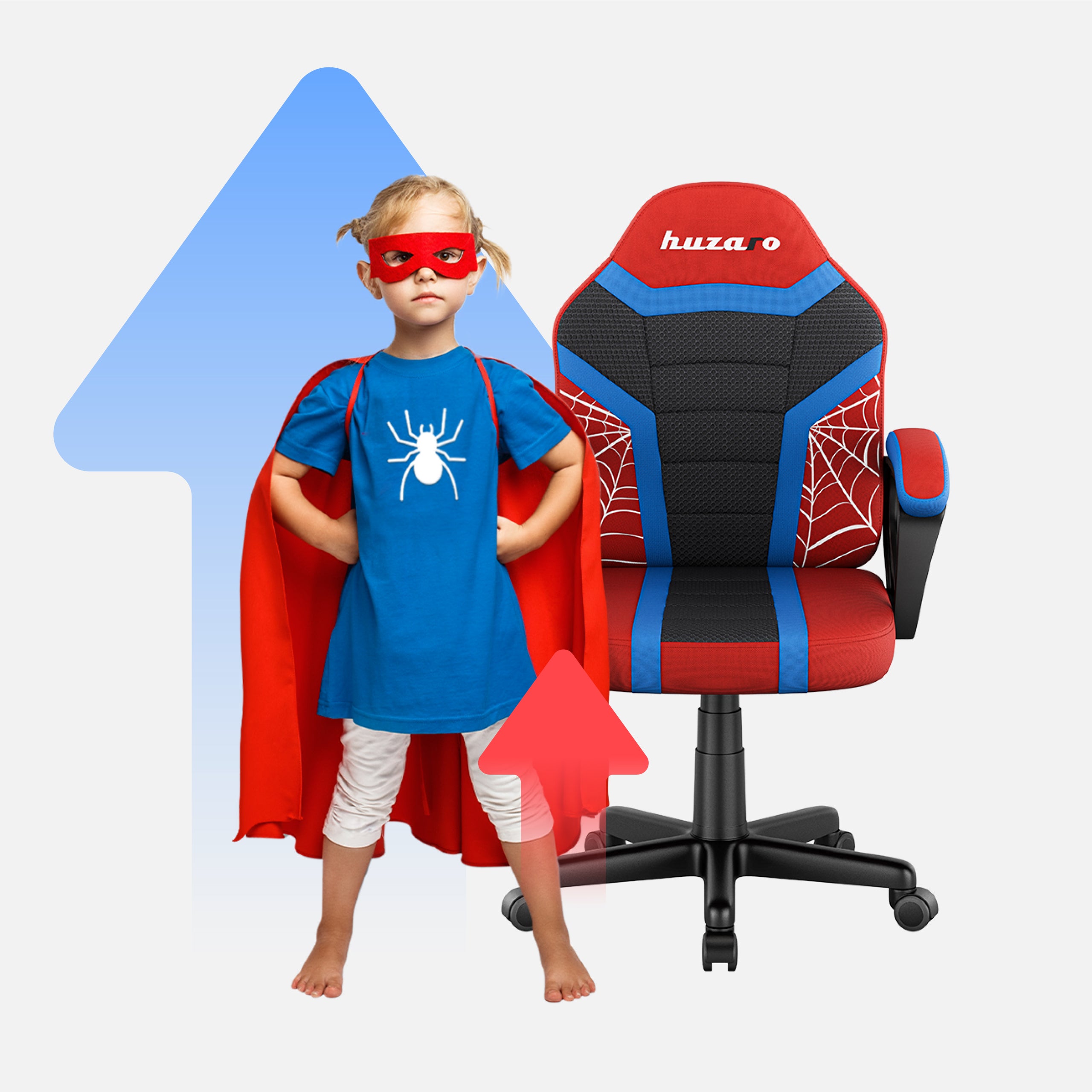 Herní křeslo pro děti Huzaro Ranger 1.0 Spider Mesh