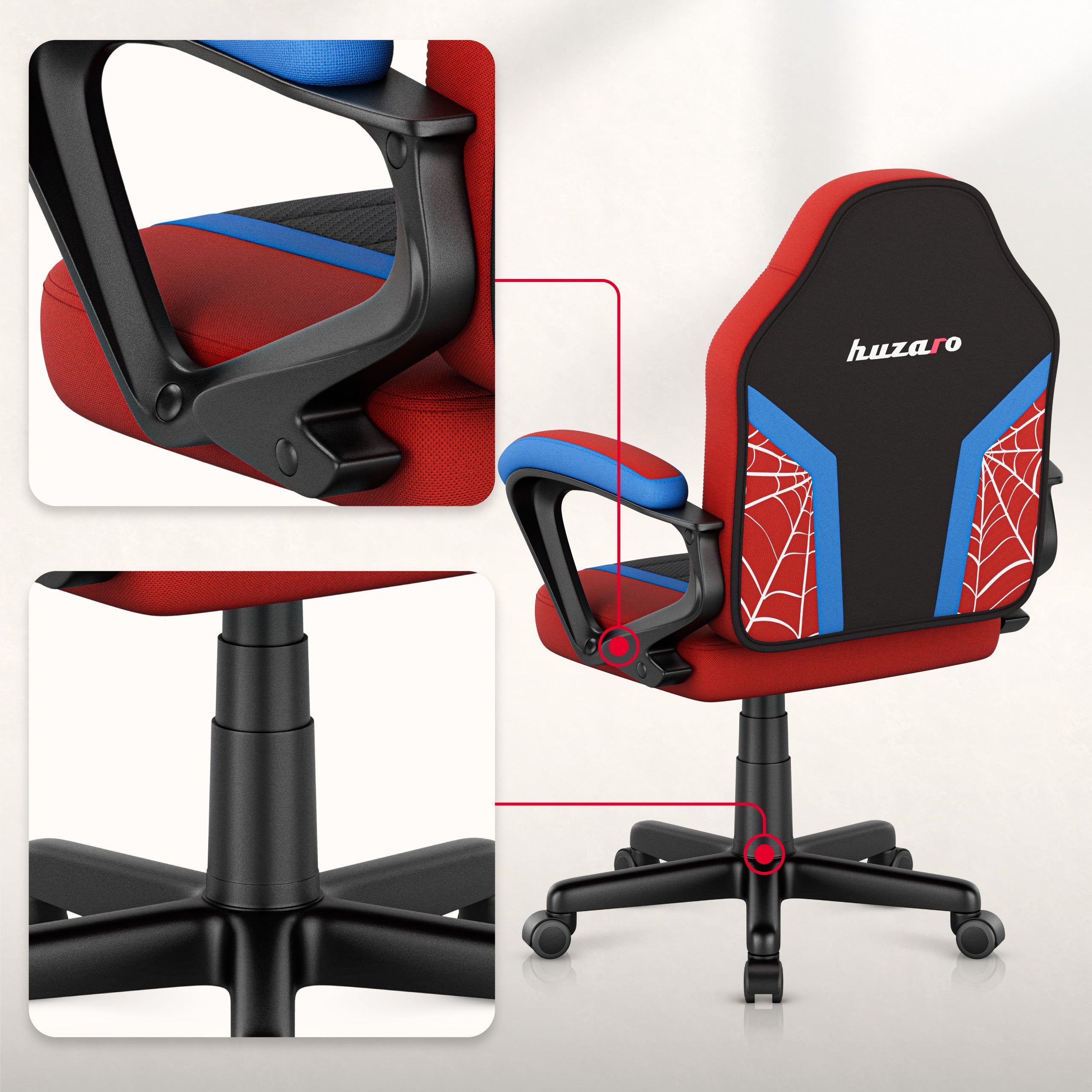 Herní křeslo pro děti Huzaro Ranger 1.0 Spider Mesh