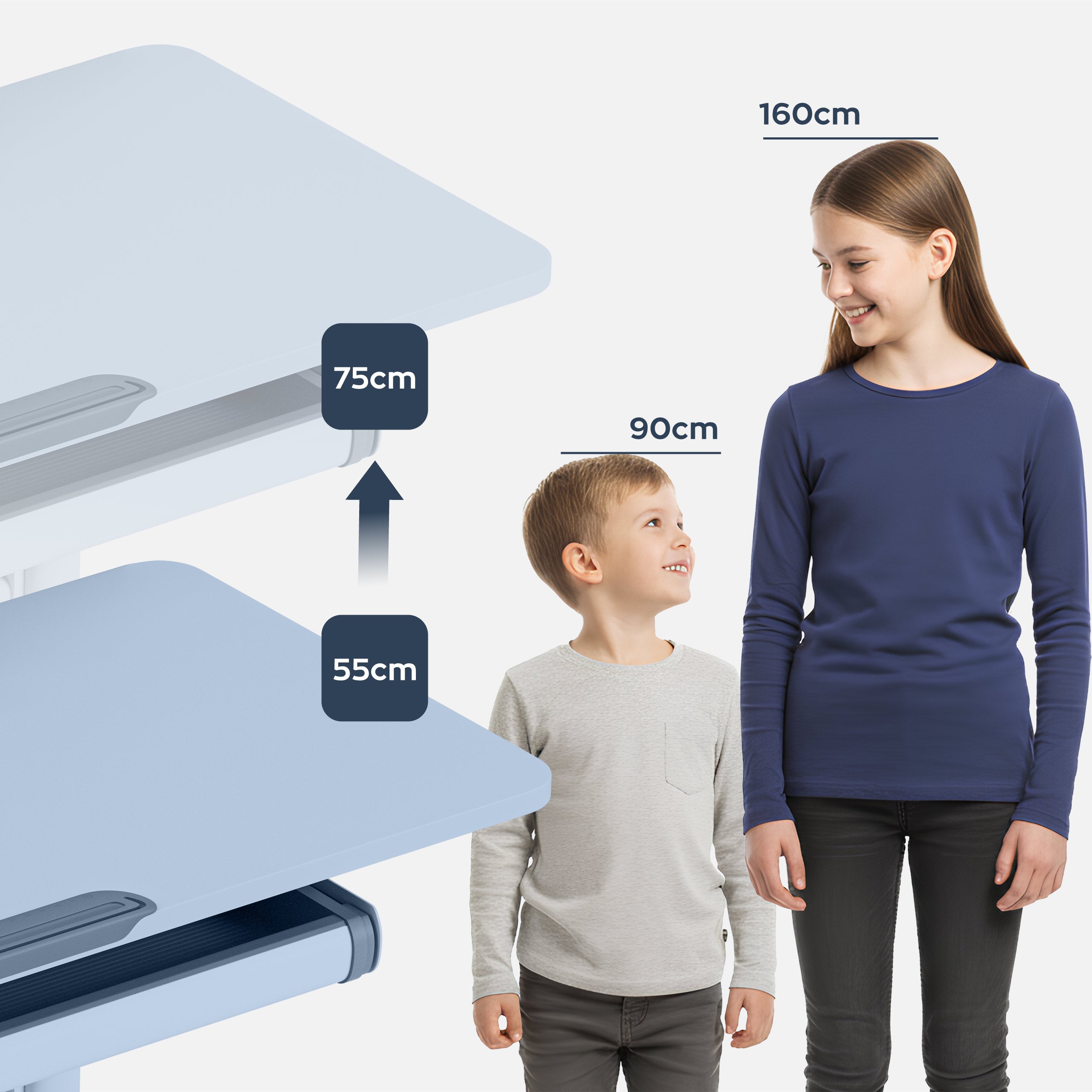 Ergonomie přizpůsobená výšce