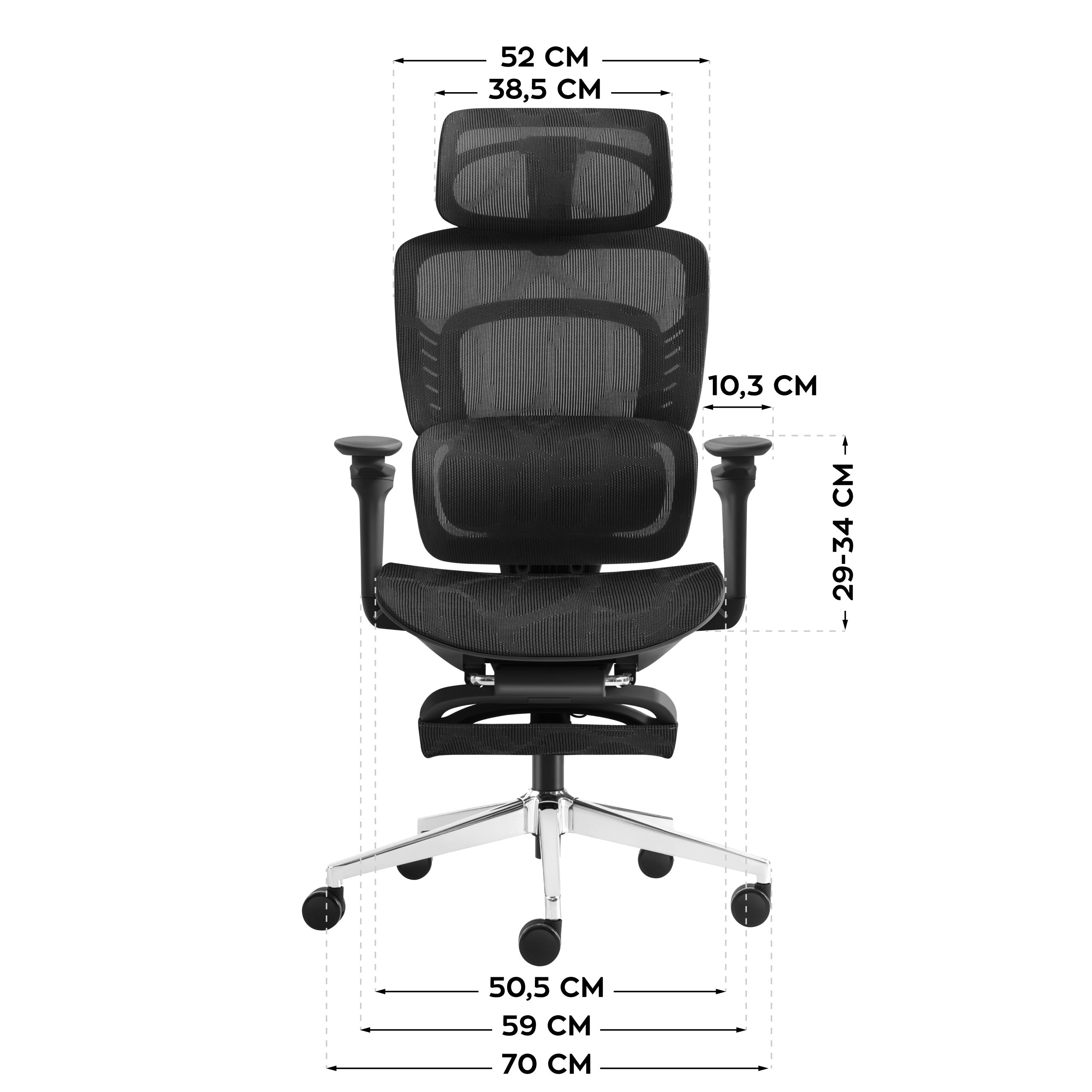 Kancelářské křeslo s masáží Mark Adler Visioner 8.3 Black