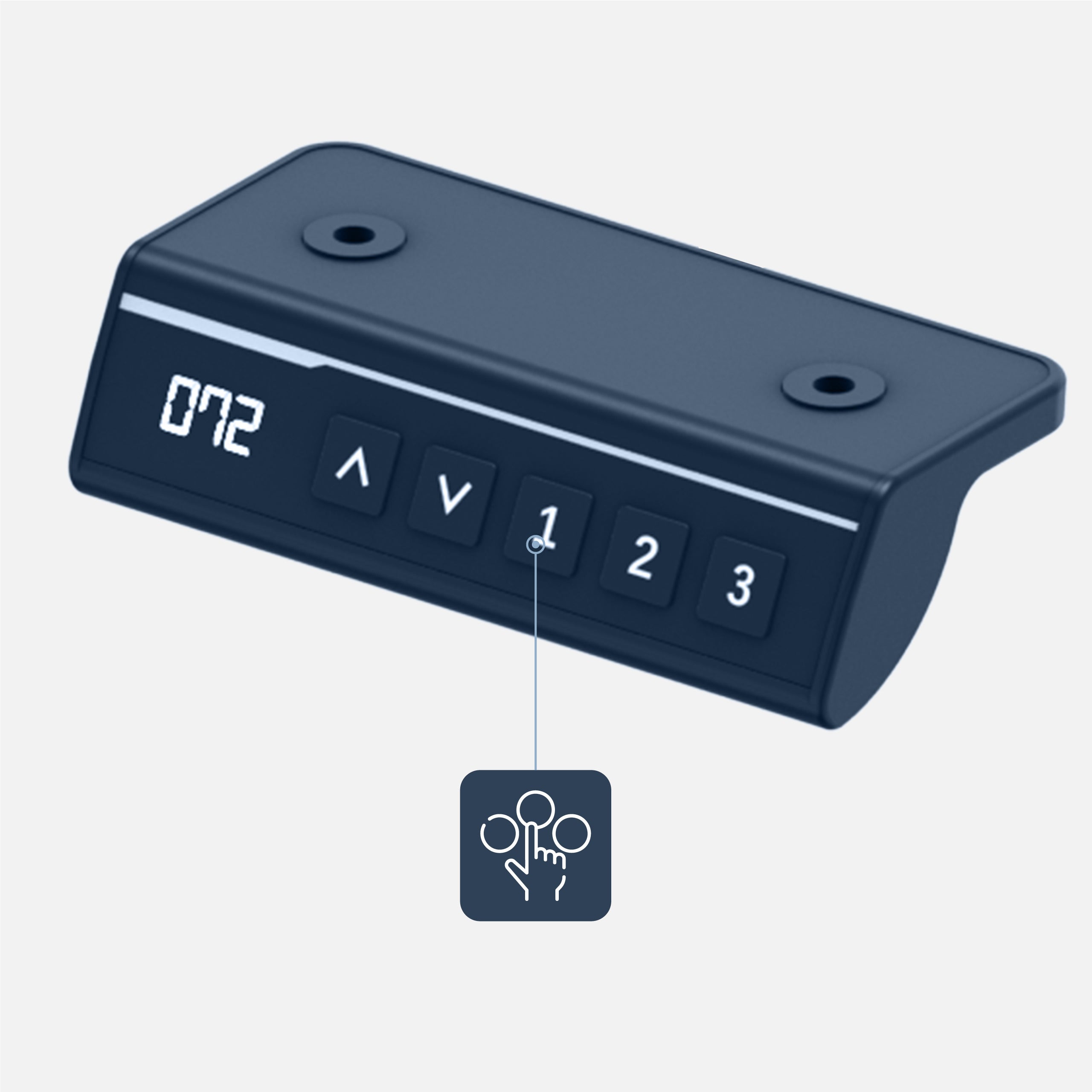Možnost uložení 3 nastavení výšky